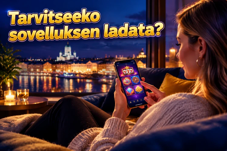 Tarvitseeko sovelluksen ladata?
